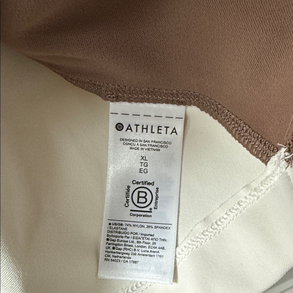 Athleta Brown and Cream Sweatshirt - Picture 6 of 8